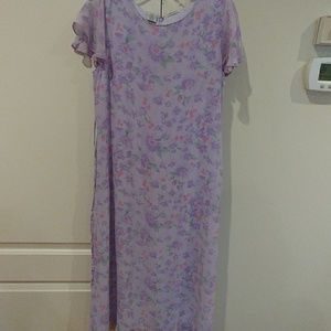 Girls fully lined lilac dress